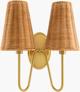 Surya Kaiawe MVKW-001 15"L x 17"W x 9"H Wall Lighting
