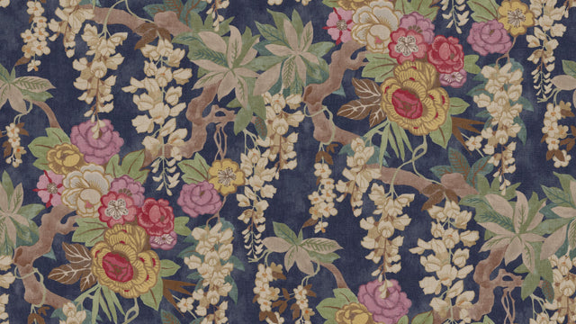 Lee Jofa GRACIE GARDENS NAVY Fabric