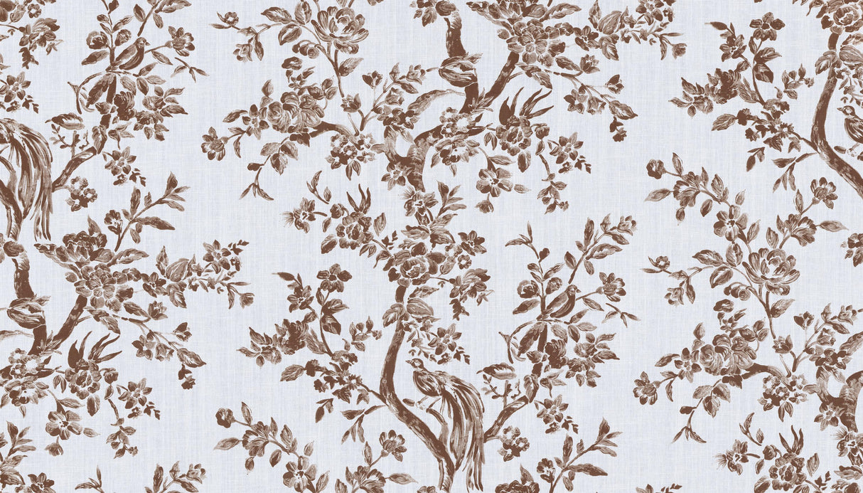 Lee Jofa CAMELLIA TOILE BROWN Fabric