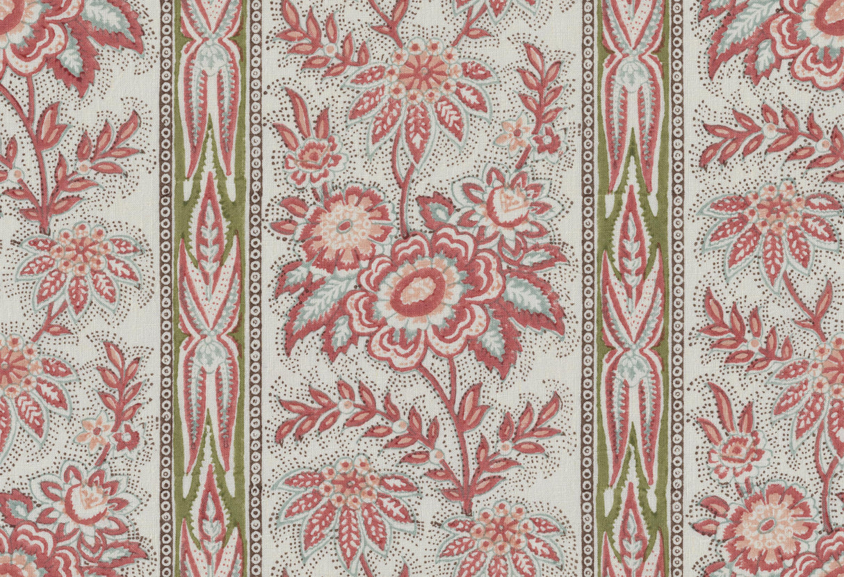 Lee Jofa MARGAUX PRINT CORAL Fabric