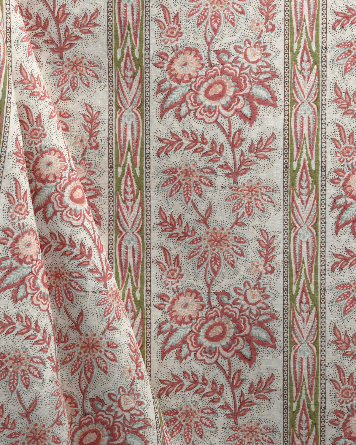 Lee Jofa MARGAUX PRINT CORAL Fabric