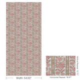Lee Jofa MARGAUX PRINT CORAL Fabric