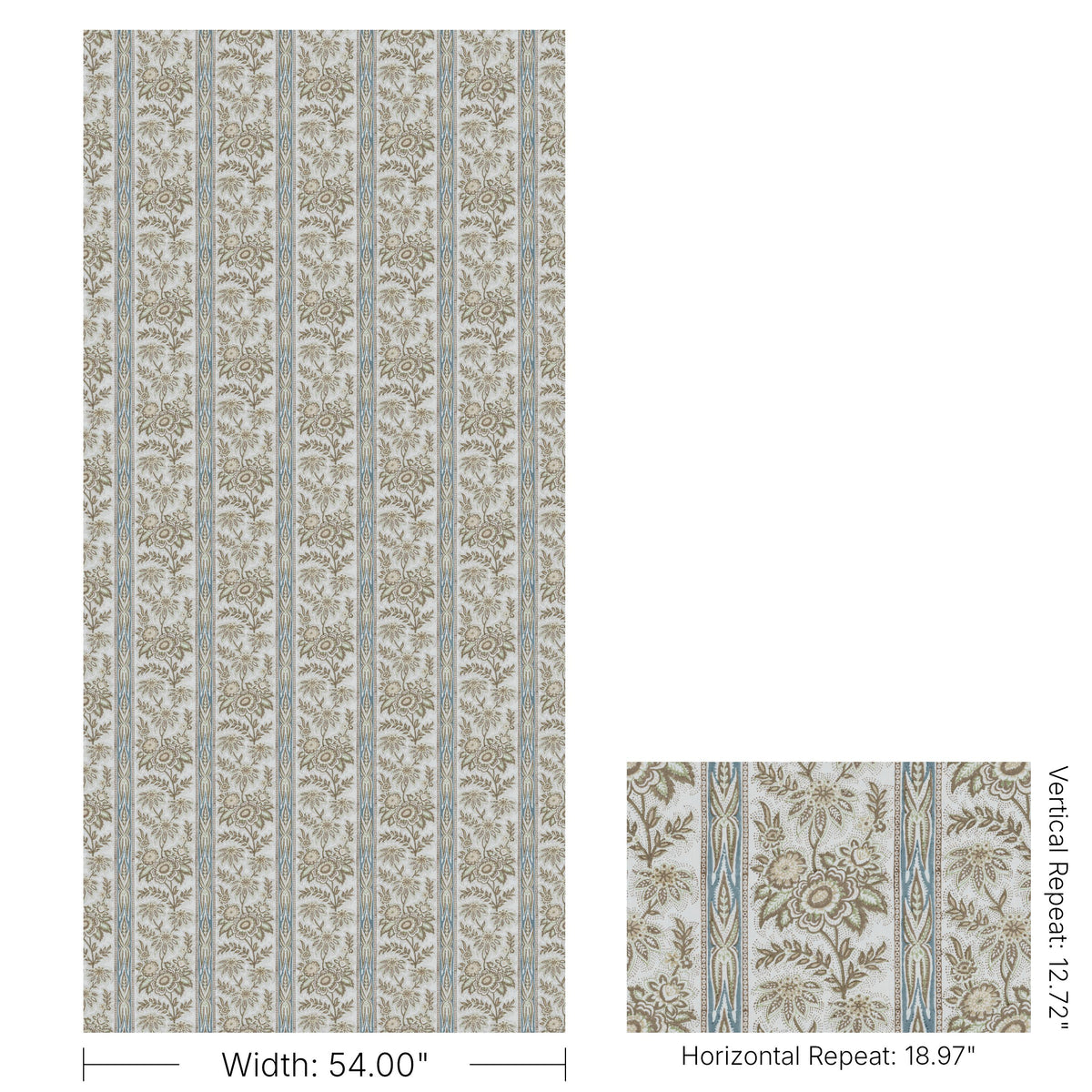 Lee Jofa MARGAUX PRINT MOSS Fabric