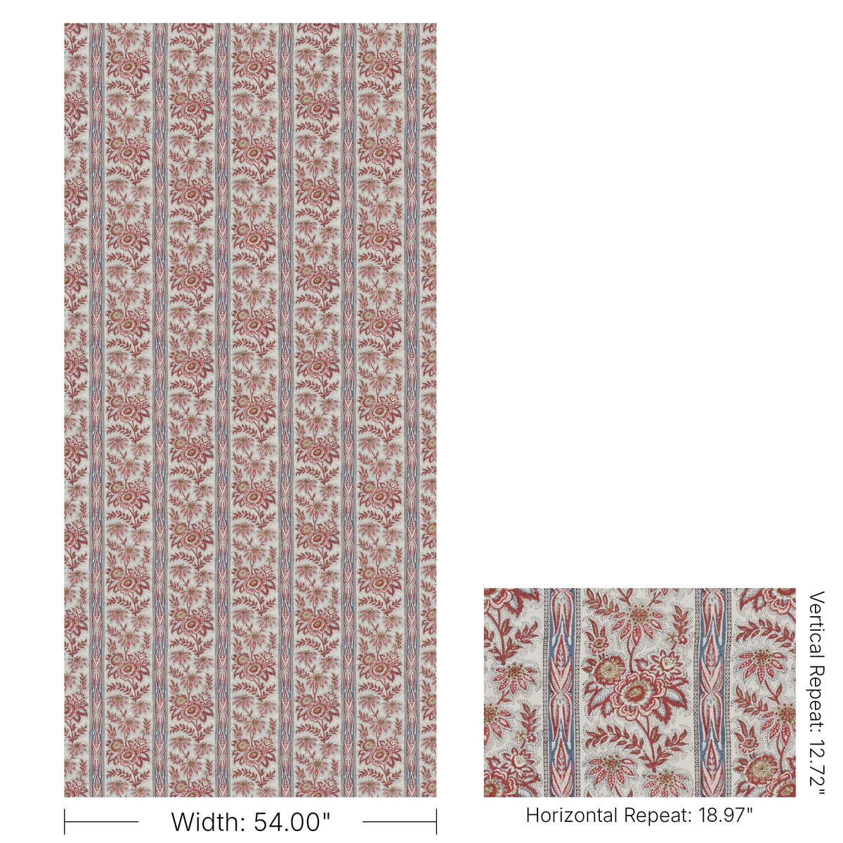 Lee Jofa MARGAUX PRINT BRICK Fabric