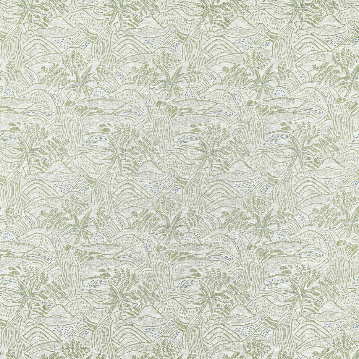 Scion FALLING FOSS SEAGLAS Upholstery Fabric