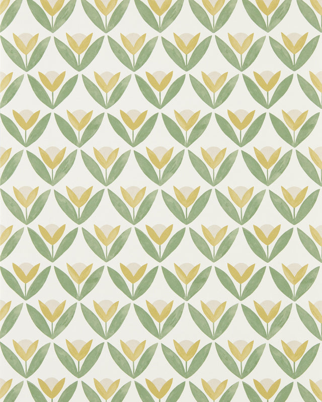 Scion TULIP TRELLIS WP HONEY Wallpaper