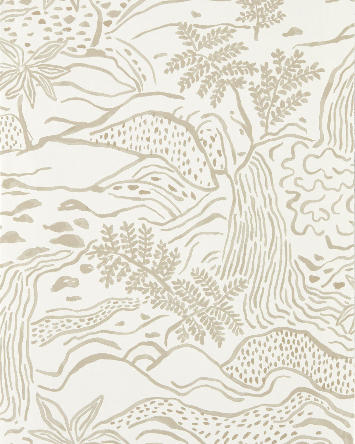 Scion FALLING FLOSS WP LINEN Wallpaper