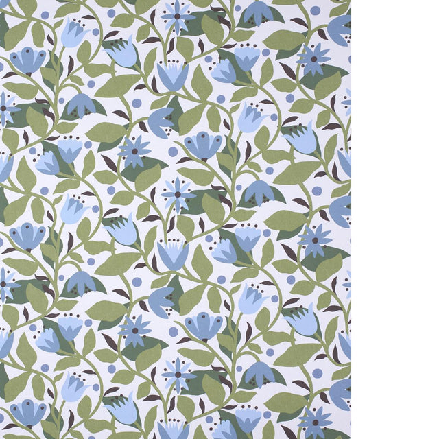 Scion DANCING DAISIES WP CORNFLOWER Wallpaper