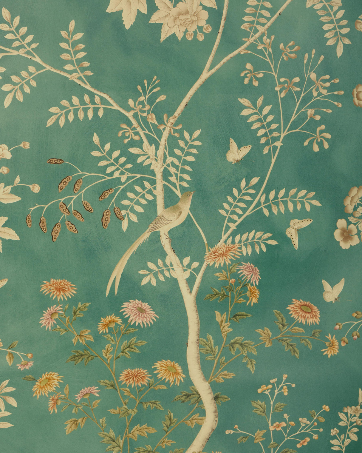 Lee Jofa BEAUJEU WP TEAL Wallpaper