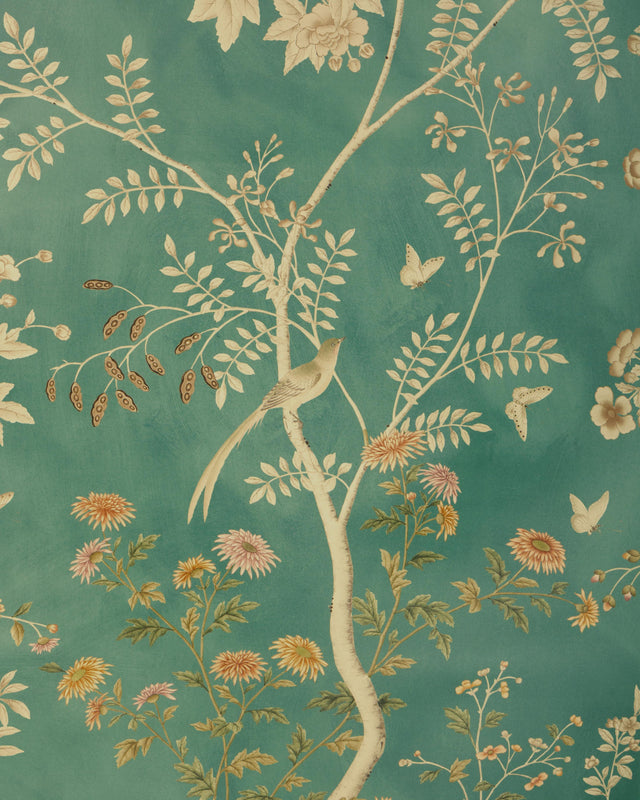 Lee Jofa BEAUJEU WP TEAL Wallpaper