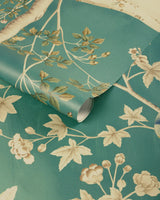 Lee Jofa BEAUJEU WP TEAL Wallpaper