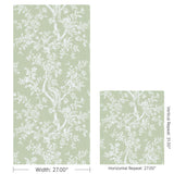 Lee Jofa CAMELLIA TOILE WP PEAR Wallpaper