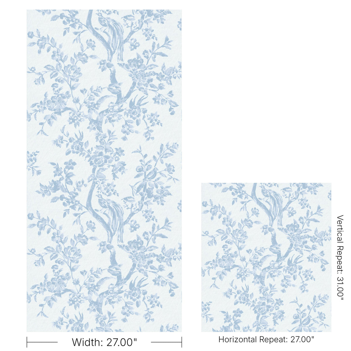 Lee Jofa CAMELLIA TOILE WP SKY Wallpaper