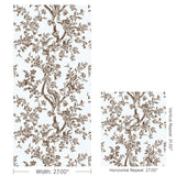 Lee Jofa CAMELLIA TOILE WP BROWN Wallpaper