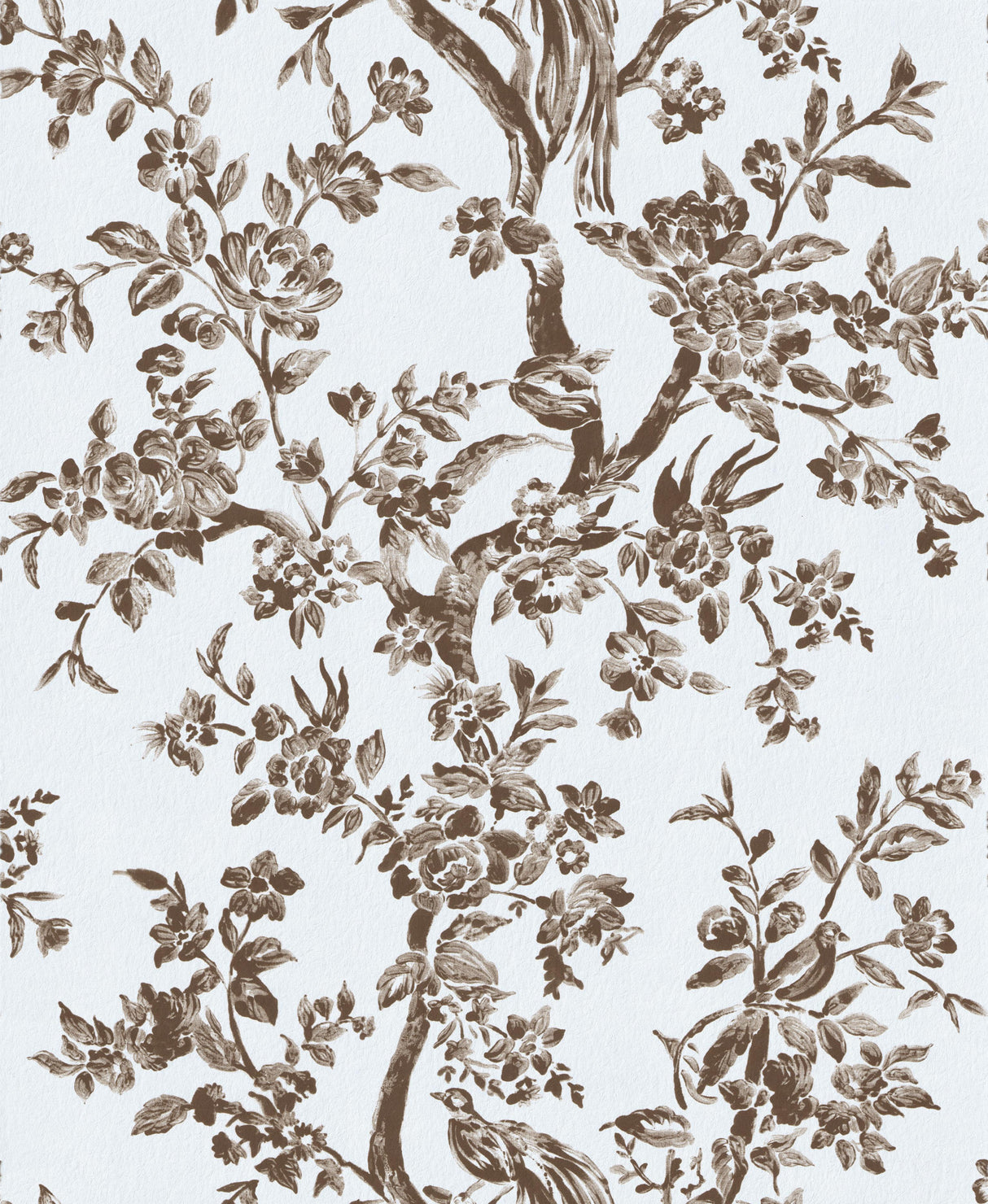 Lee Jofa CAMELLIA TOILE WP BROWN Wallpaper