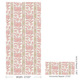 Lee Jofa MARGAUX PAPER CORAL Wallpaper