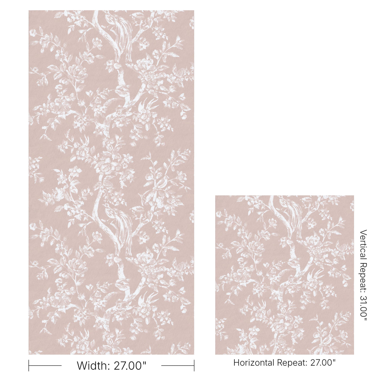 Lee Jofa CAMELLIA TOILE WP PETAL Wallpaper