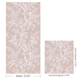 Lee Jofa CAMELLIA TOILE WP PETAL Wallpaper