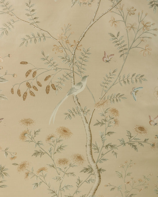 Lee Jofa BEAUJEU PEARLIZED WP ECRU Wallpaper