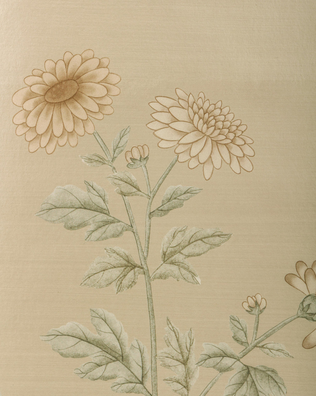 Lee Jofa BEAUJEU PEARLIZED WP ECRU Wallpaper