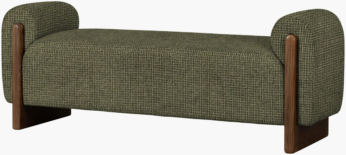 Surya Eddison EDSN-003 22"H x 61"W x 19"D Bench/Ottoman/Stool