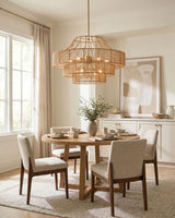 Surya Almaris Weave MVAW-001 36"L x 36"W x 22"H Ceiling Lighting