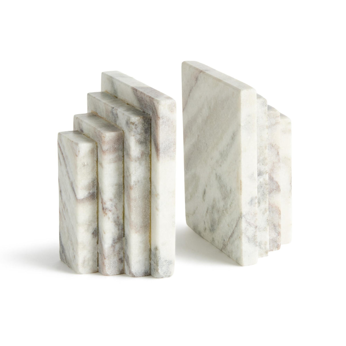 Napa  JAQUELINE MARBLE BOOKENDS ST/2