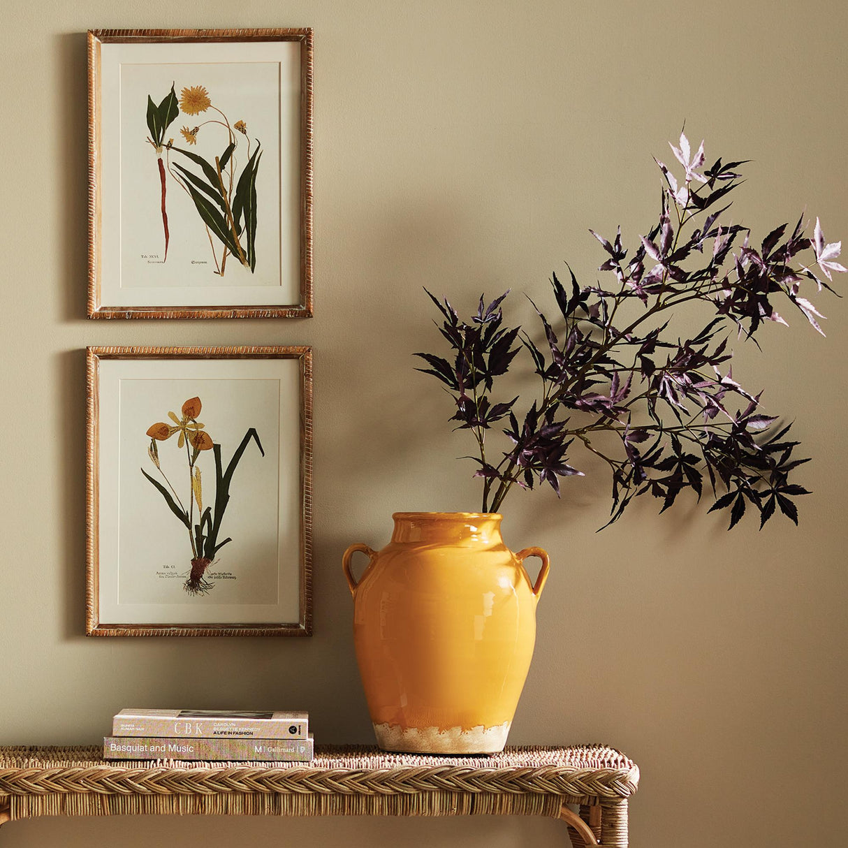 Napa  ASSORTED PRESSED FLOWER STUDY ST/4