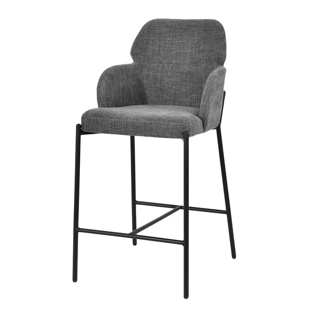 LH Home Allegra Counter Stool - Graphite