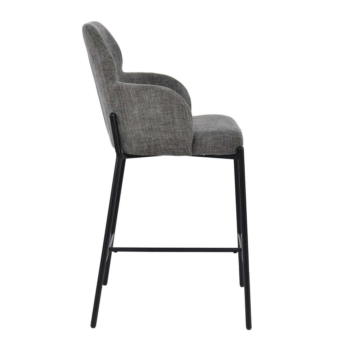 LH Home Allegra Counter Stool - Graphite