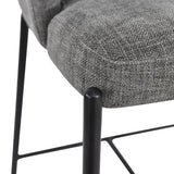 LH Home Allegra Counter Stool - Graphite