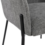 LH Home Allegra Dining Chair - Graphite
