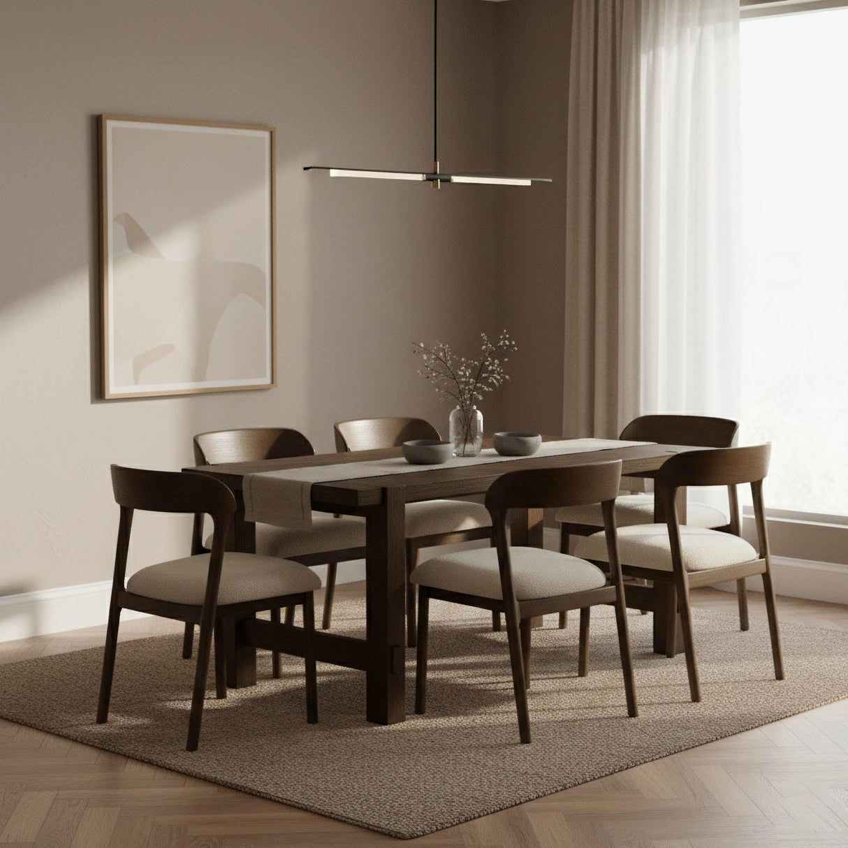 LH Home Abstract Dining Table