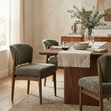 LH Home Athens Dining Chair - Olive Chenille