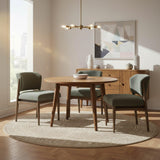LH Home Athens Dining Chair - Olive Chenille