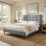 LH Home Audrey Queen Bed - Slate