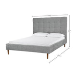 LH Home Audrey Queen Bed - Slate