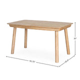 LH Home Bahama Extension Dining Table (55"/75") - Sundried Wheat