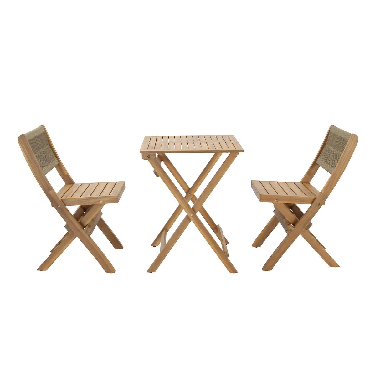 LH Home Balcony Outdoor - Foldable Bistro Set (1 Table & 2 Chairs)