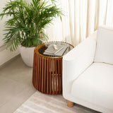 LH Home Bungalow Side Table - Honey Brown