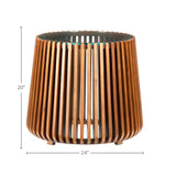 LH Home Bungalow Side Table - Honey Brown
