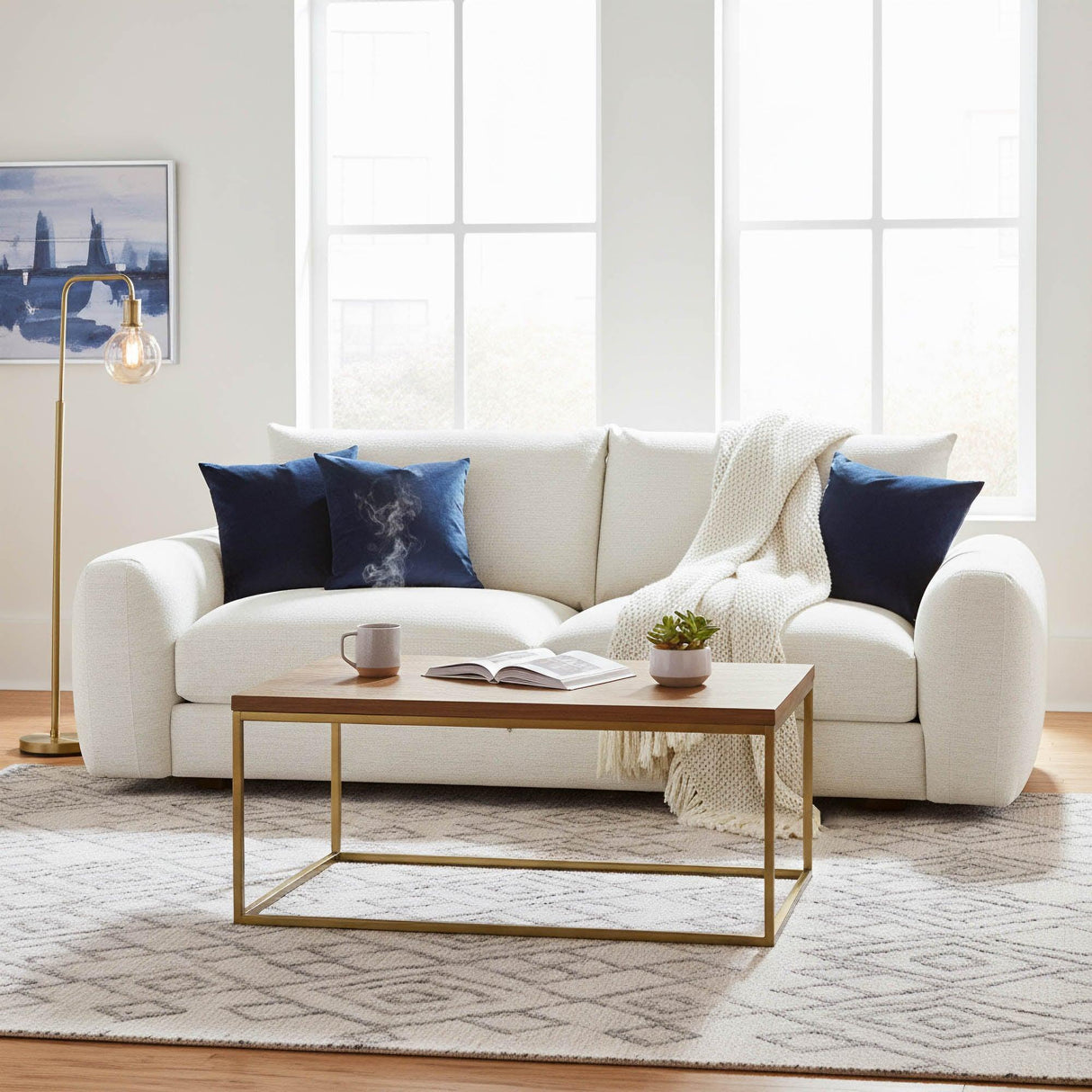 LH Home Cashmere Sofa