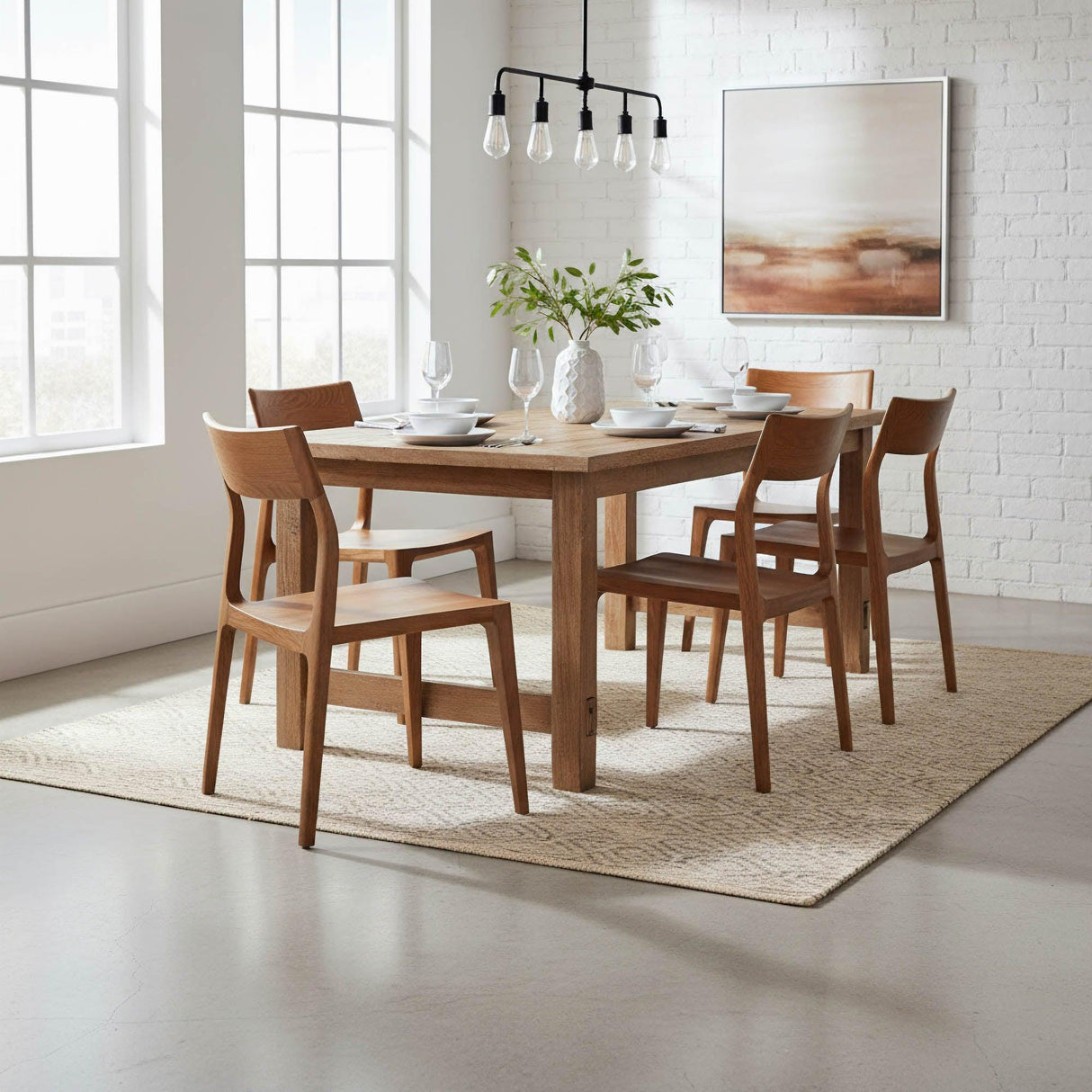 LH Home Catania Dining Chair - Warm Brown