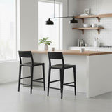 LH Home Catania Counter Stool - Black