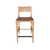 LH Home Catania Counter Stool - Warm Brown