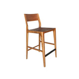 LH Home Catania Counter Stool - Warm Brown