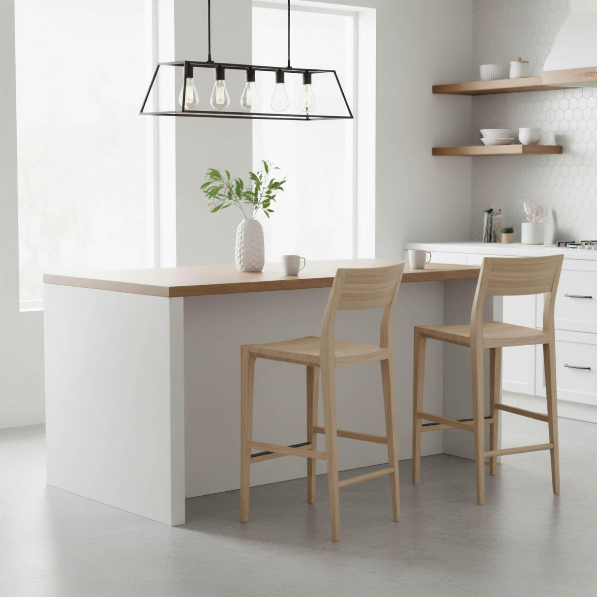 LH Home Catania Counter Stool - Natural