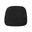 LH Home Metal Crossback Fabric Cushion Seat - Black