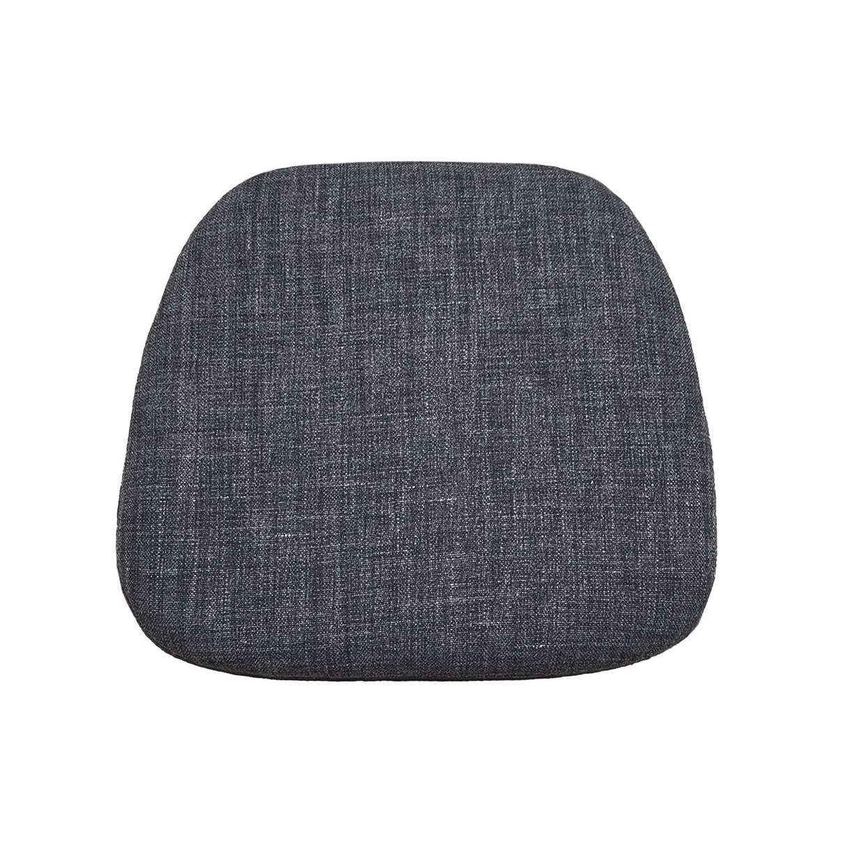 LH Home Metal Crossback Fabric Cushion Seat - Grey