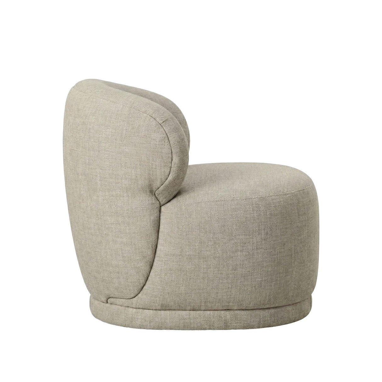 LH Home Rollo Club Chair - Twill Ivory